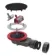 Wirquin Slim 90mm Shower Waste - Matt Black Dome