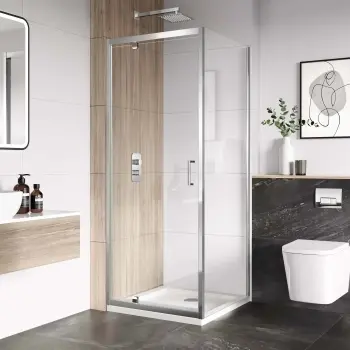 London 6mm Pivot Shower Enclosure 700x700mm