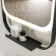Adeline Matt Black Illuminated LED Mirror 1000x450mm