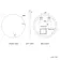 Paris Black Framed Round Backlit Illuminated LED Mirror 600mm