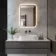 Nina Black Framed Backlit Illuminated LED Mirror 700x500mm