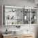 Margot Illuminated LED Mirror Cabinet With BLUETOOTH Speaker & USB Port 700x1200mm