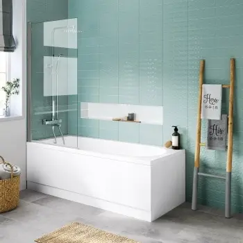 Stafford 1700x700 Shower Bath & 4mm Screen