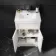 Milos Cotton White Combination Vanity Basin and Aruba Toilet 1000mm - Chrome Handles