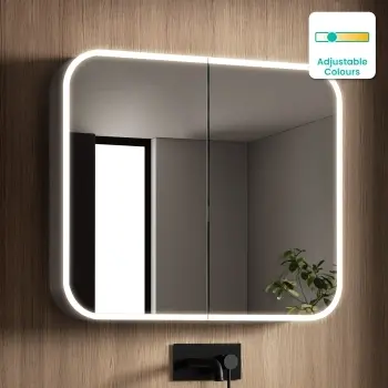 Willow Illuminated LED Mirror Cabinet 700x800mm