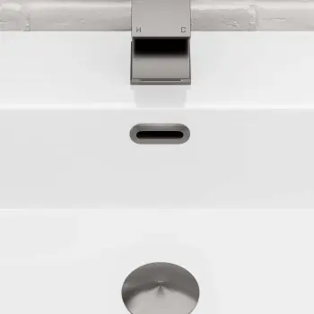 Gunmetal Grey Pill Basin Overflow Ring