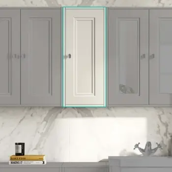 Chalk White Wall Hung Cabinet 700x300mm