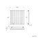 Marbella Anthracite Single Oval Panel Radiator 600x600mm