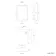 Mia Black Framed Mirror Cabinet 610x450mm