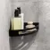 Ivy Matt Black Corner Soap Basket