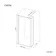 Munich Brushed Brass Framed 8mm Wet Room Shower Glass 900mm & 250mm Return Panel