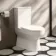 Miami Rimless Close Coupled Toilet With Soft Close Seat