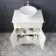 Lucia Chalk White Cabinet with Marble Top 640mm - Excludes Counter Top Basin