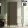 Athens Antique Gold Triple Column Vertical Traditional Radiator 1800x650mm