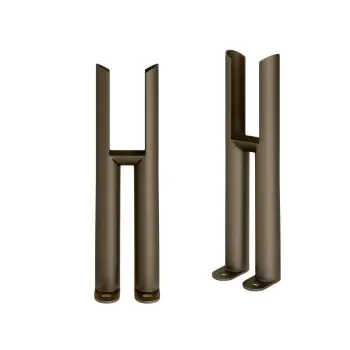 Antique Gold Traditional 2 Column Radiator Feet