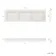 Traditional Cotton White Wooden Bath Front Panel 1700mm