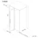 Helsinki Brushed Brass Premium Easy Clean 8mm Hinged Shower Enclosure 1100x900mm