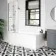 P Shaped 1700 Shower Bath with Front Panel & 6mm Easy Clean Screen with Rail - Left Handed