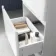 100% Waterproof - Corsica Gloss White PVC Slimline Basin Drawer Vanity 500mm