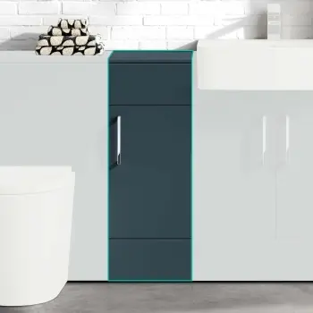 Harper Navy Blue Side Cabinet Unit 300mm