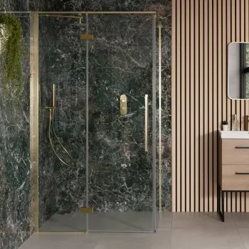 Trepanel Aqua Luxe® Green Dramatic Marble Effect Embossed Gloss SPC XXL Wall Panel
