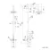 Nevis Brushed Brass Traditional Thermostatic Shower Set with Hand Shower