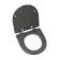 Kansas Traditional Graphite Grey Wooden Soft Close Seat