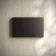 Idaho Matt Black Round Button Flush Plate