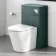 Detroit Chrome Square Push Button for Cable Operated Concealed Cistern