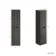 Crete Fluted Charcoal Elm Wall Hung Tall Cabinet 1400x350mm