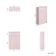 Cashmere Pink Slimline Back To Wall Toilet Unit 500mm