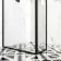 Munich Matt Black Framed 8mm Wet Room Shower Glass 800mm & 250mm Return Panel