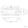 Hereford 1700x750 Square Shower Bath & 6mm Easy Clean Screen