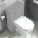 Kansas Traditional Rimless Back To Wall Toilet With Premium Soft Close Slim Seat