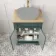 Lucia Midnight Green Cabinet with Oak Effect Top 640mm (Excludes Counter Top Basin) - Brushed Brass Accents