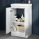 Corsica Gloss White Slimline Basin Vanity 500mm