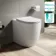 Utah Rimless Comfort Height Back To Wall Toilet With Premium Soft Close Slim Seat