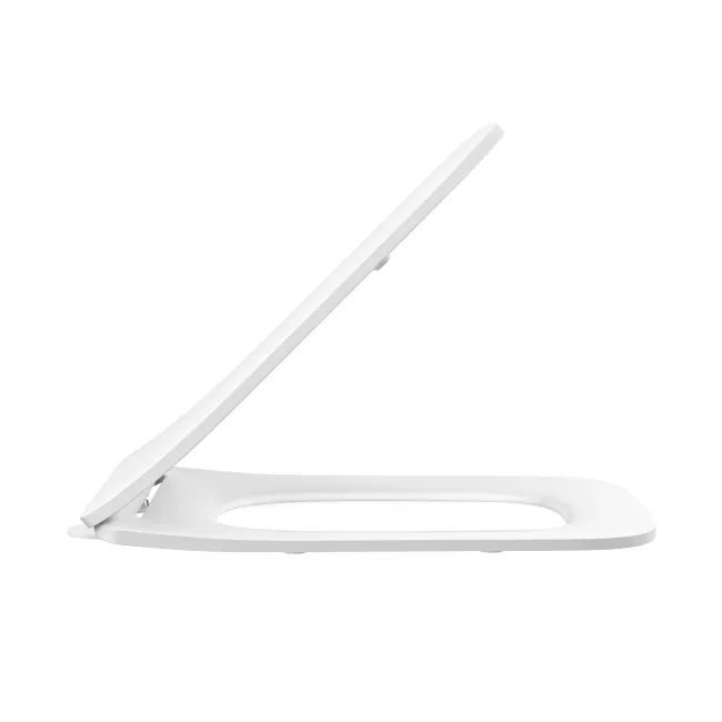 Kent Matt White Quick Release Premium Soft Close Slim Seat