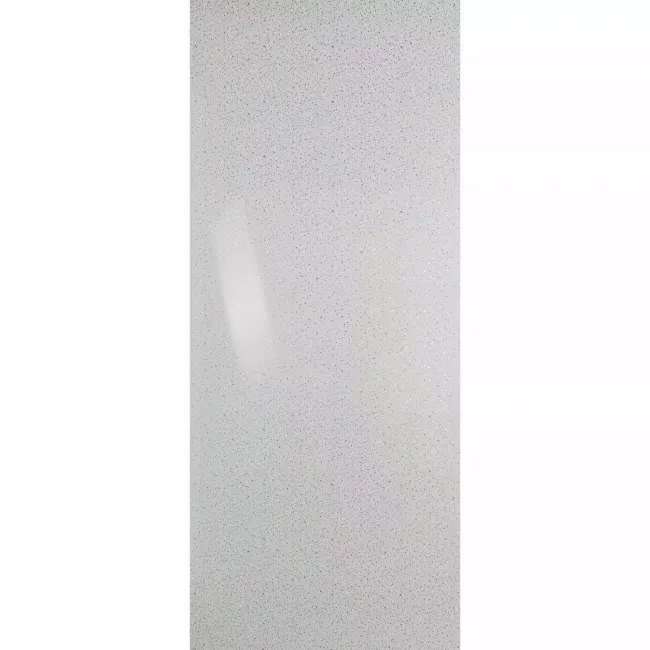 Trepanel Aqua® White Sparkle Quartz Effect PVC Shower Wall Panel