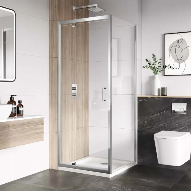 London 6mm Pivot Shower Enclosure 700x700mm