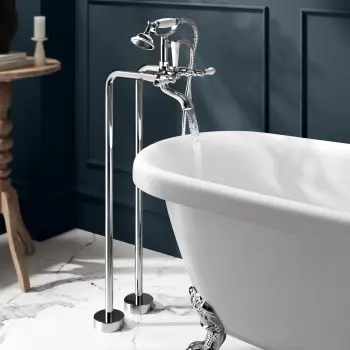 Beauly Chrome Freestanding Bath Shower Mixer Tap