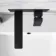 Ribble Matt Black Wall Mounted Basin Mixer Tap