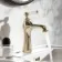 Avoca Traditional English Gold Basin Mixer Tap