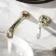 Avoca Traditional English Gold Wall Mounted Basin Mixer Tap