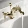 Kenmare Traditional English Gold Basin Mixer Tap & Pop-Up Waste