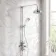 Avoca Traditional Chrome Thermostatic Shower Set with Hand Shower