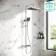 Kinsale Chrome Square Thermostatic Shower Set