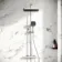 Kinsale Chrome Square Thermostatic Shower Set