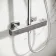 Kinsale Chrome Square Thermostatic Shower Set