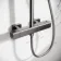 Kinsale Brushed Gunmetal Square Thermostatic Shower Set